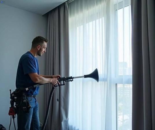 Professional curtain stain removal process equipment Matty Curtain Cleaning laverton-vic